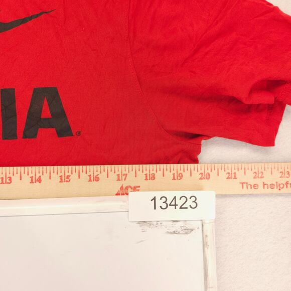 Nike Georgia Bulldogs College Crew Neck T Shirt Mens Size Medium M Red - Picture 6 of 9